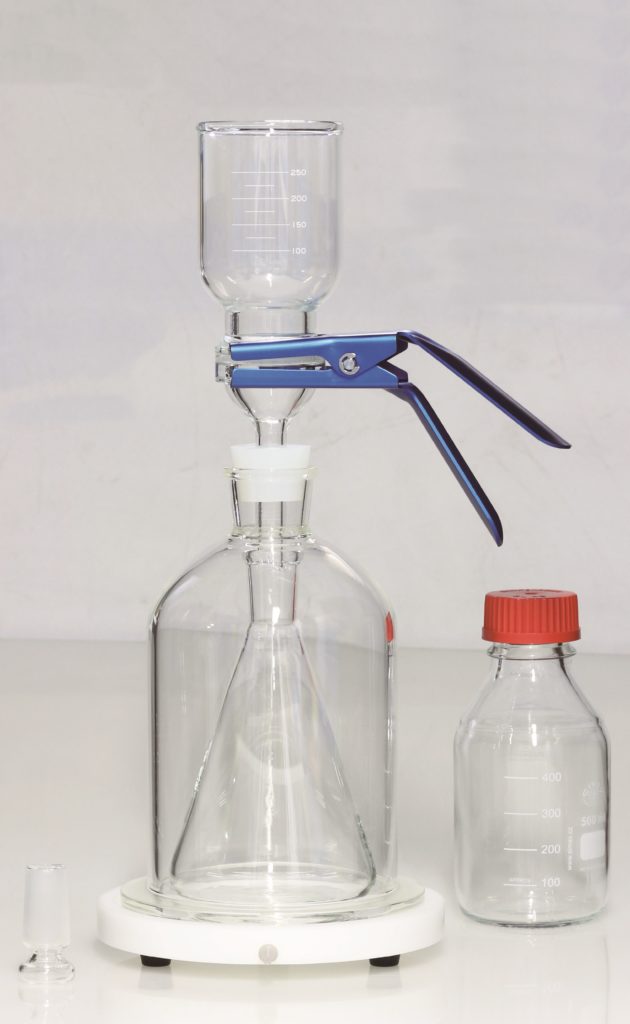 吸引ろ過鐘 吸引ろ過セット ガラス実験器具 理化学用ガラス機器の制作 販売 旭製作所